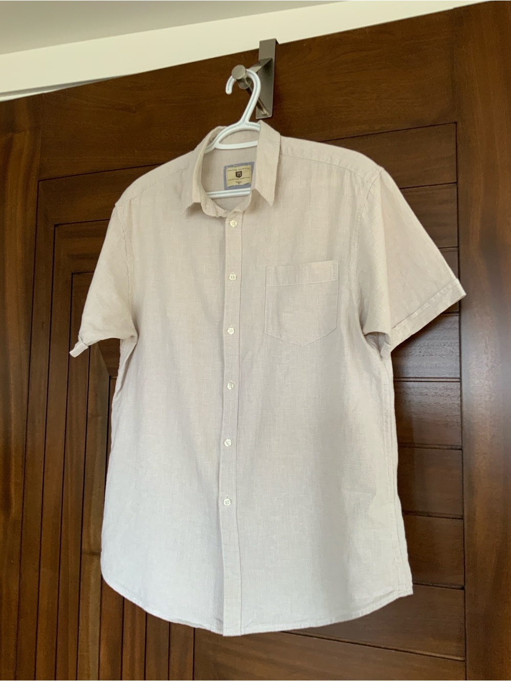 HAGGAR Shirt, Linen, Sz M